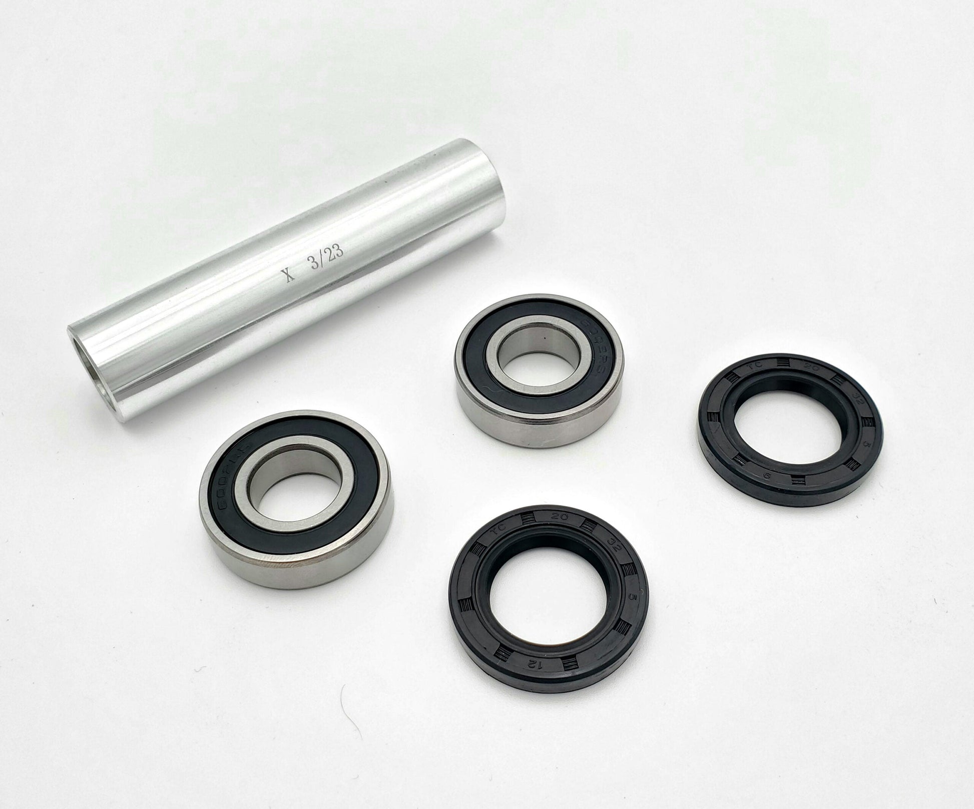 Warp 9 Hub Wheel Bearing Rebuild Kit for Surron Ultra Bee, Light Bee, Talaria MX3, MX4, and XXX electric bikes.