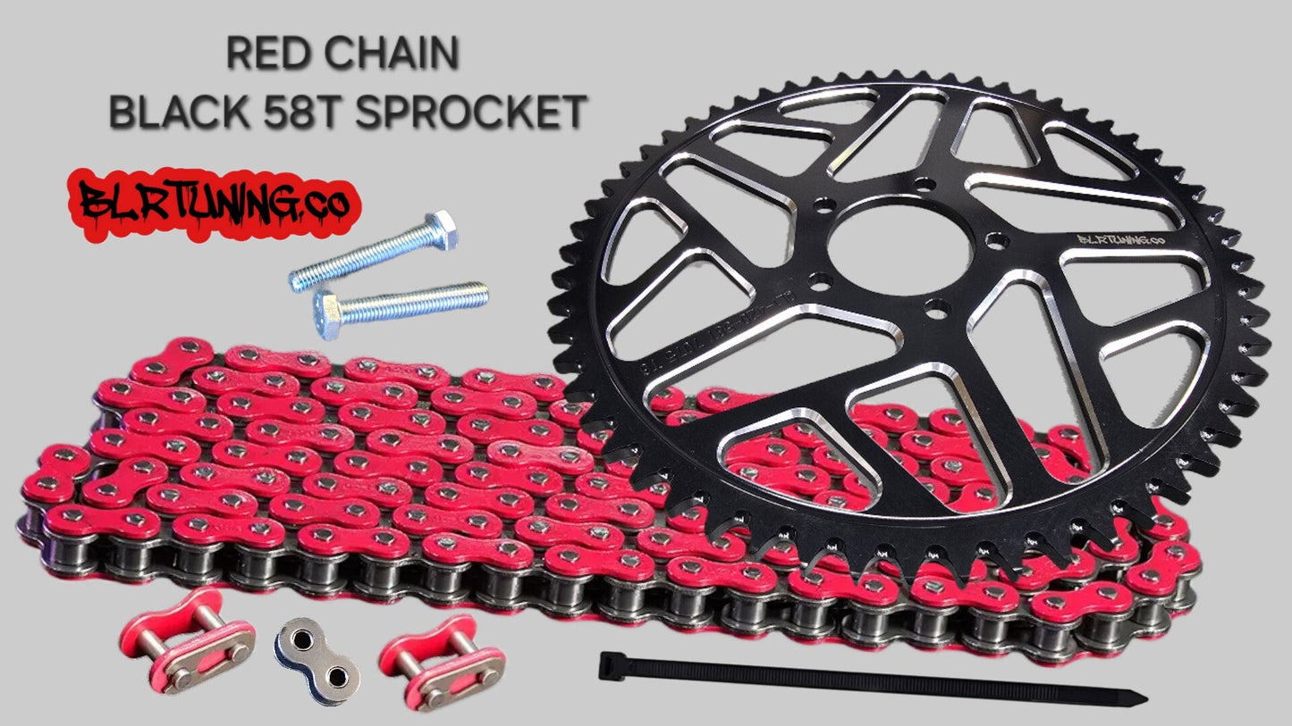RAWRR MANTIS X 58 TOOTH REAR SPROCKET MAX TORQUE CONVERSION KIT - Howling Moto