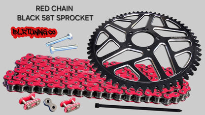RAWRR MANTIS X 58 TOOTH REAR SPROCKET MAX TORQUE CONVERSION KIT - Howling Moto