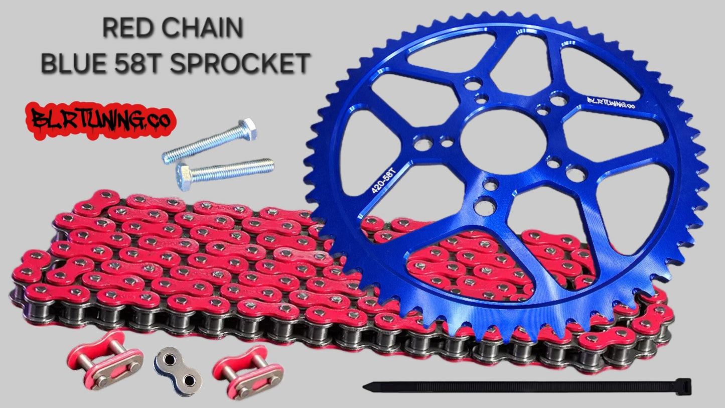 RAWRR MANTIS X 58 TOOTH REAR SPROCKET MAX TORQUE CONVERSION KIT - Howling Moto