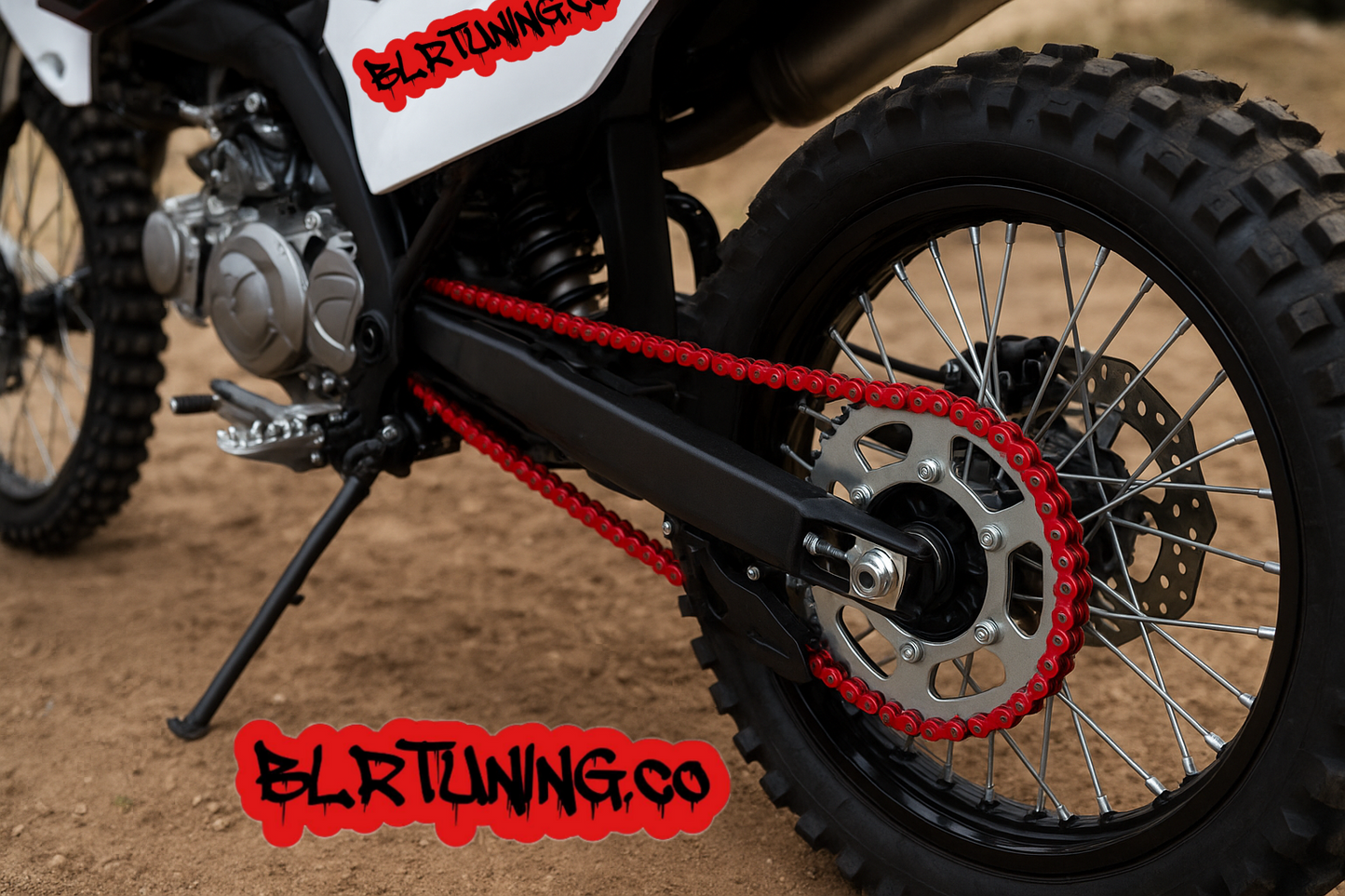 420 Motorcycle Chain Fits Small Bore Motorcycles - Electric Dirt Bikes - ATVs - and Dirt Bikes - Howling Moto