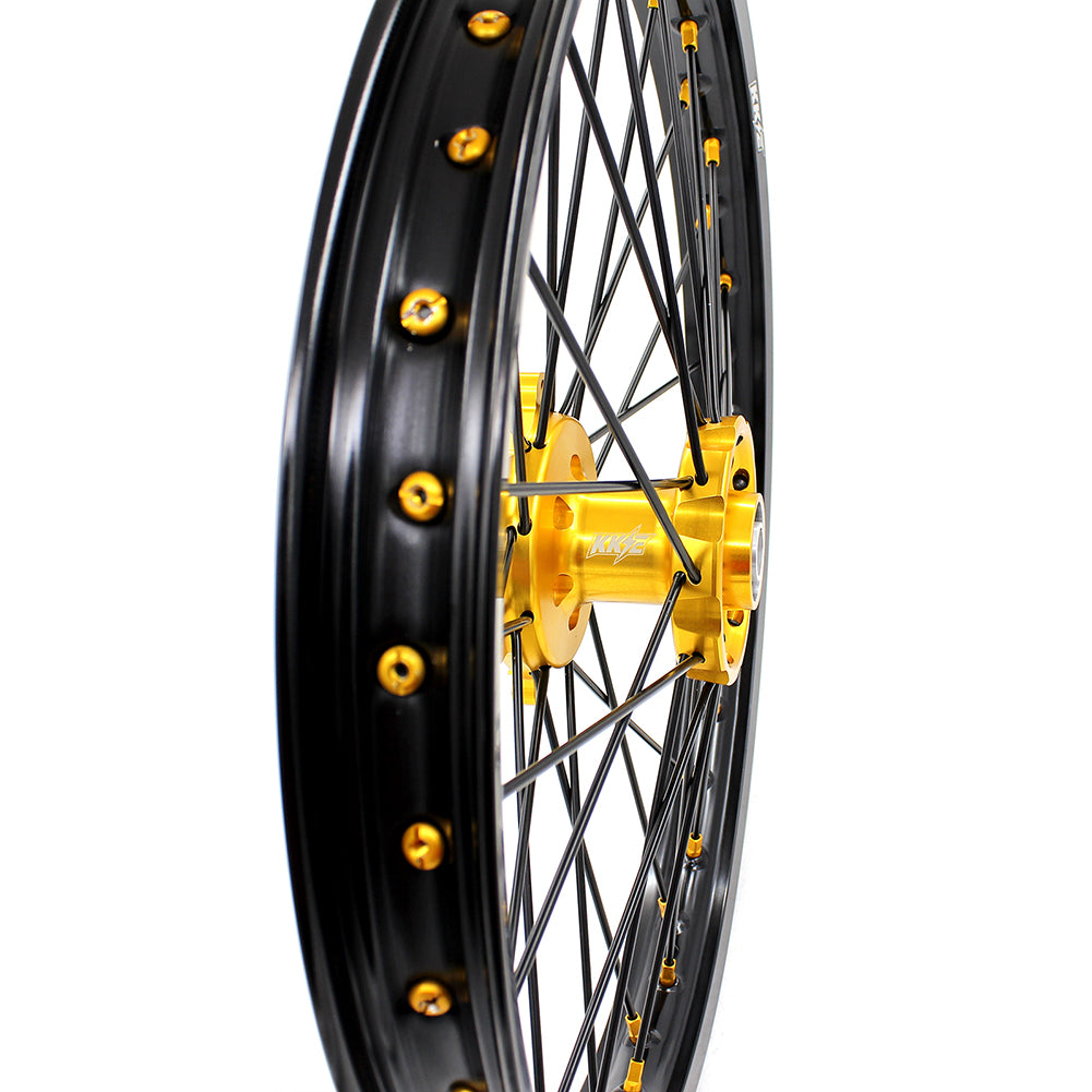 KKE 21 & 19 MX Wheels For SUZUKI RM125 2001-2007 RM250 2008 Off Road Rim Set - Howling Moto