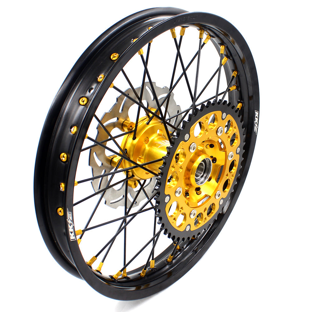 KKE 21 & 19 MX Wheels For SUZUKI RM125 2001-2007 RM250 2008 Off Road Rim Set - Howling Moto
