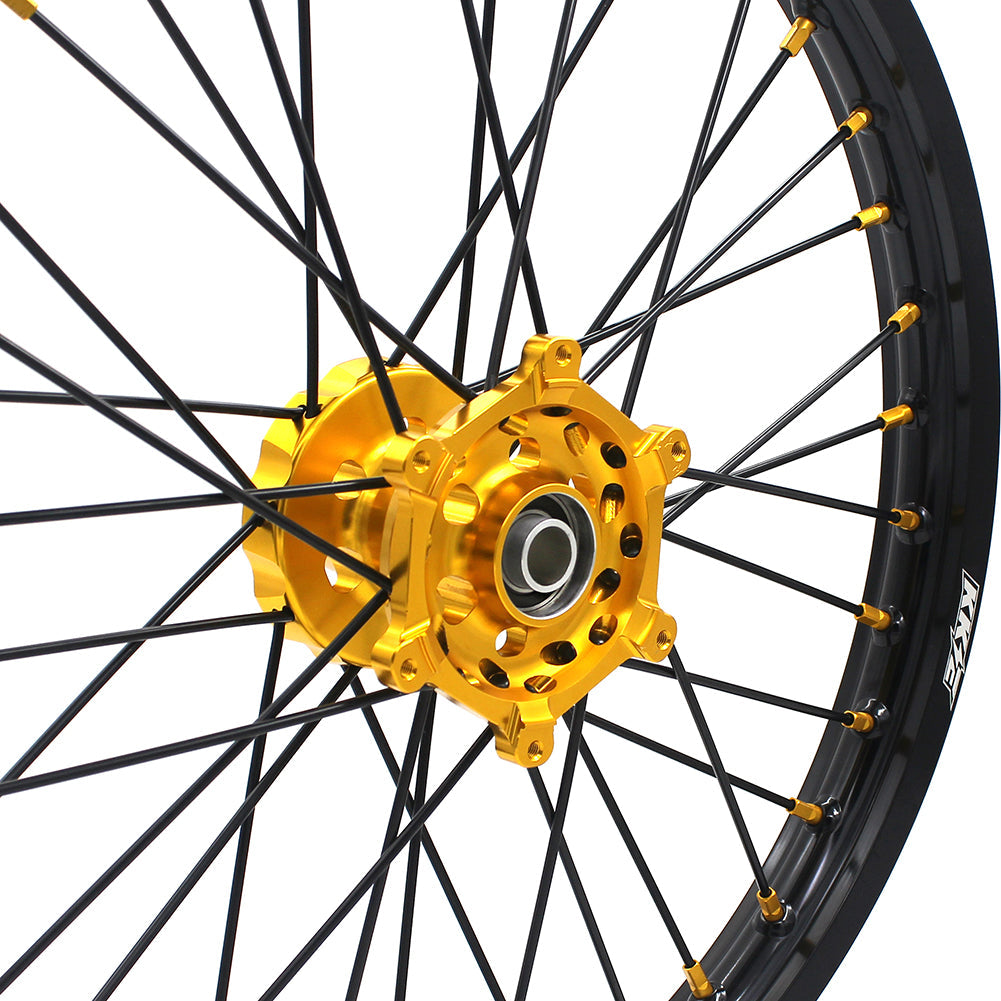 KKE 21 & 19 MX Wheels For SUZUKI RM125 2001-2007 RM250 2008 Off Road Rim Set - Howling Moto