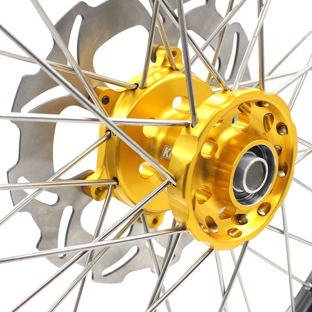 KKE 21/19 MX Off Road Wheels For SUZUKI RM125 RM250 1996 1997 1998 1999 2000