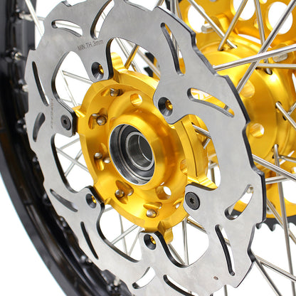 KKE 21/19 MX Off Road Wheels For SUZUKI RM125 RM250 1996 1997 1998 1999 2000