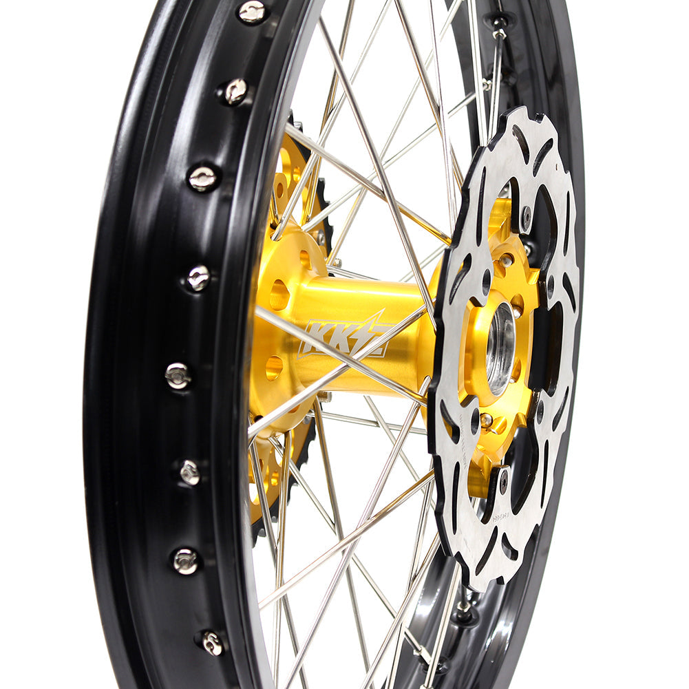 KKE 21/19 MX Off Road Wheels For SUZUKI RM125 RM250 1996 1997 1998 1999 2000