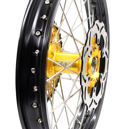 KKE 21/19 MX Off Road Wheels For SUZUKI RM125 RM250 1996 1997 1998 1999 2000
