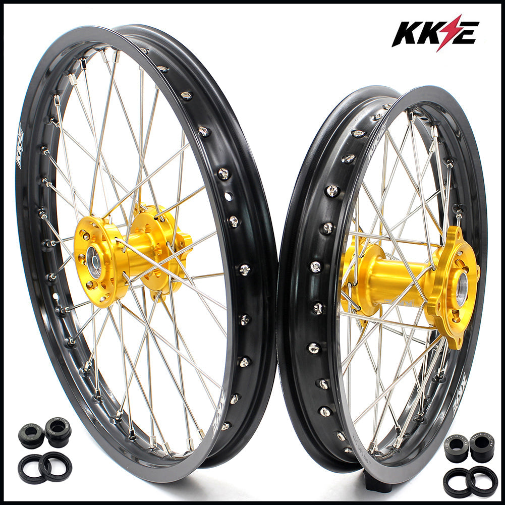 KKE 19 & 16 RM80 RM85 1993-2023 Kids Wheels for Suzuki Gold Hub - Howling Moto