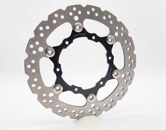 KTM 790/890 rear floating brake rotor by Warp9Racing, 260mm diameter, with detailed metal surface and mounting holes