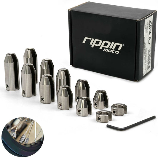 12 Pack Spoke Wheel Weight Kit (Nickel Finish) - Howling Moto