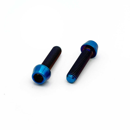Titanium Caliper Bolts 2-Pack [M6x25mm] - Howling Moto