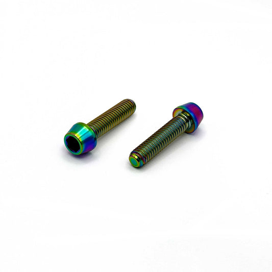 Titanium Caliper Bolts 2-Pack [M6x25mm] - Howling Moto