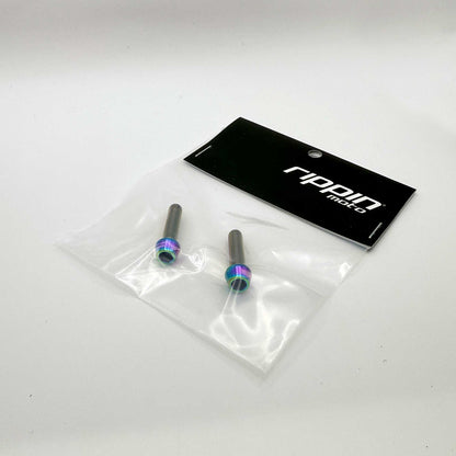 Titanium Caliper Bolts 2-Pack [M6x25mm] - Howling Moto