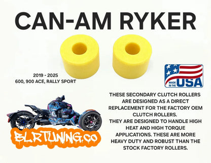 CAN-AM RYKER HEAVY DUTY SECONDARY CLUTCH ROLLERS - Howling Moto