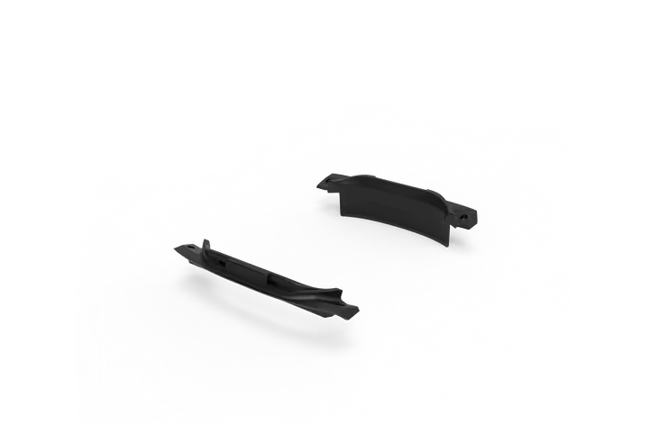 Onewheel GT Recurve Hybrid Fender Delete showing the sleek, minimalist base of the electric skateboard with a black finish.
