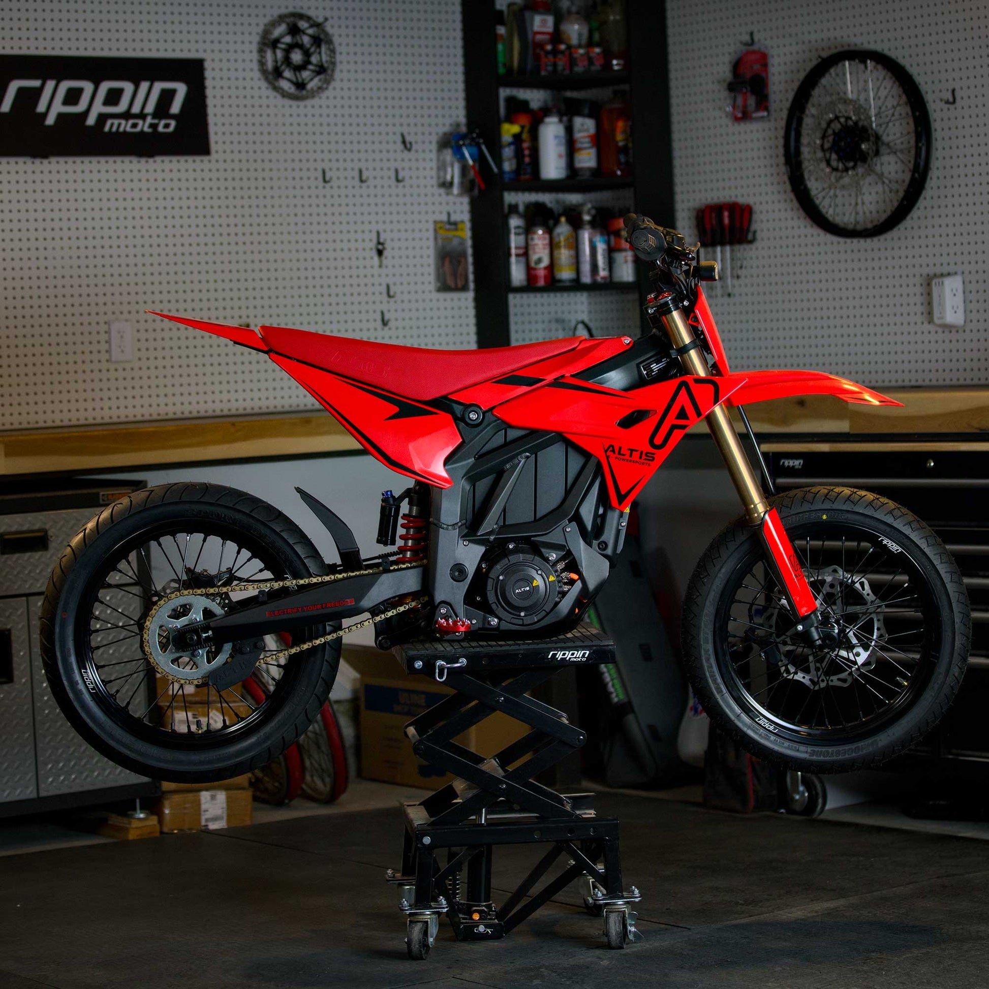 17/17" Blackline Supermoto Wheelset for Altis Sigma - Howling Moto