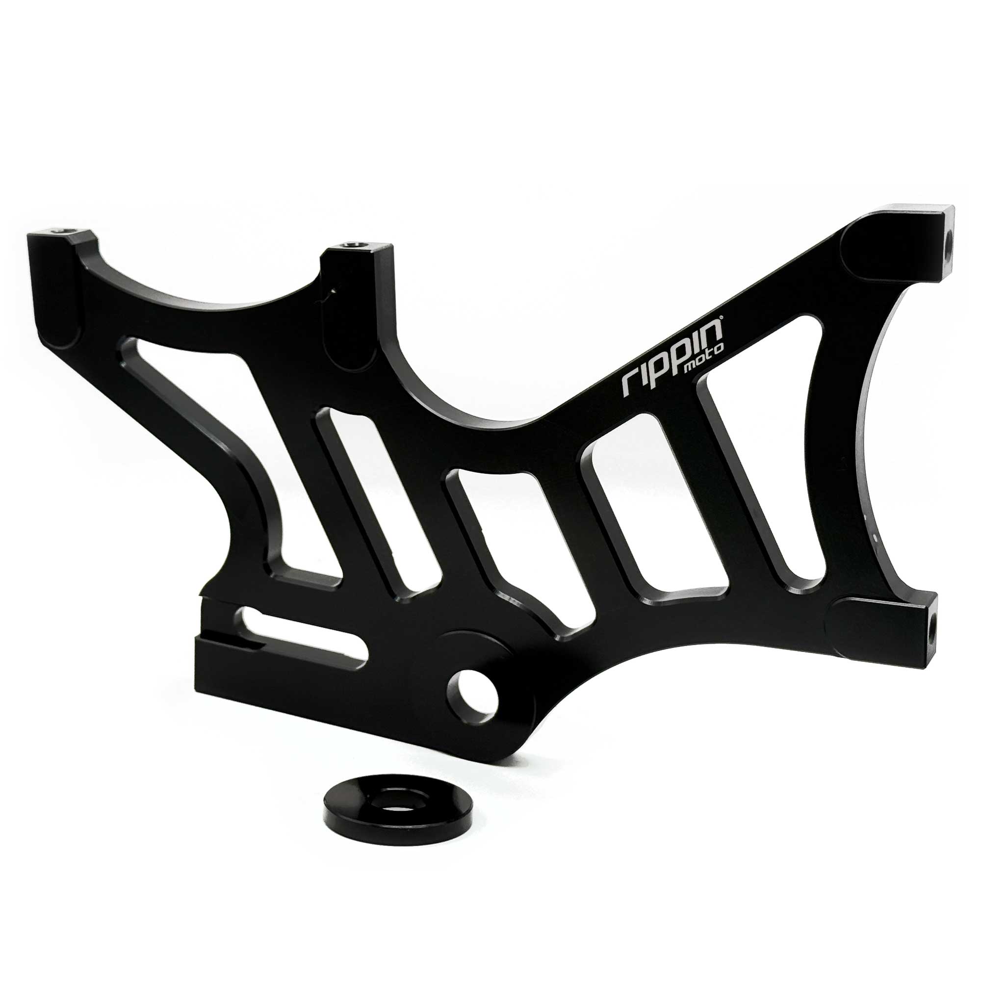 250mm Rear Dual Caliper Adapter – Foot Brake Ready | Howling Moto