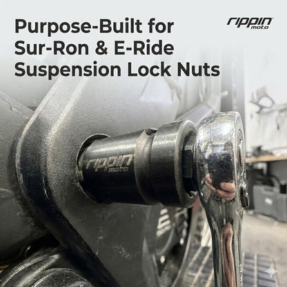 4-Pin Jackshaft & Swing Arm Lock Nut Socket — 1/2" Drive