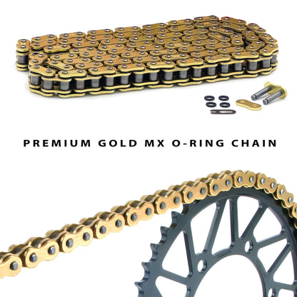 RPN428MX Premium Gold MX O-Ring Chain for E-Ride PRO 3.0/SR, Talaria MX5 & Altis Sigma - Howling Moto