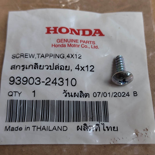 Honda Grom Tapping Screw (4x12) 2014 - 2020 - Howling Moto