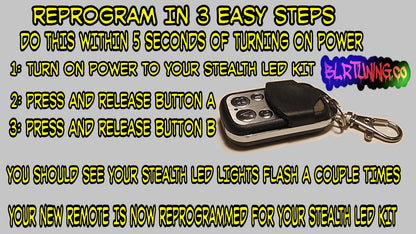 STEALTH LED REMOTE REPLACEMENT - Howling Moto