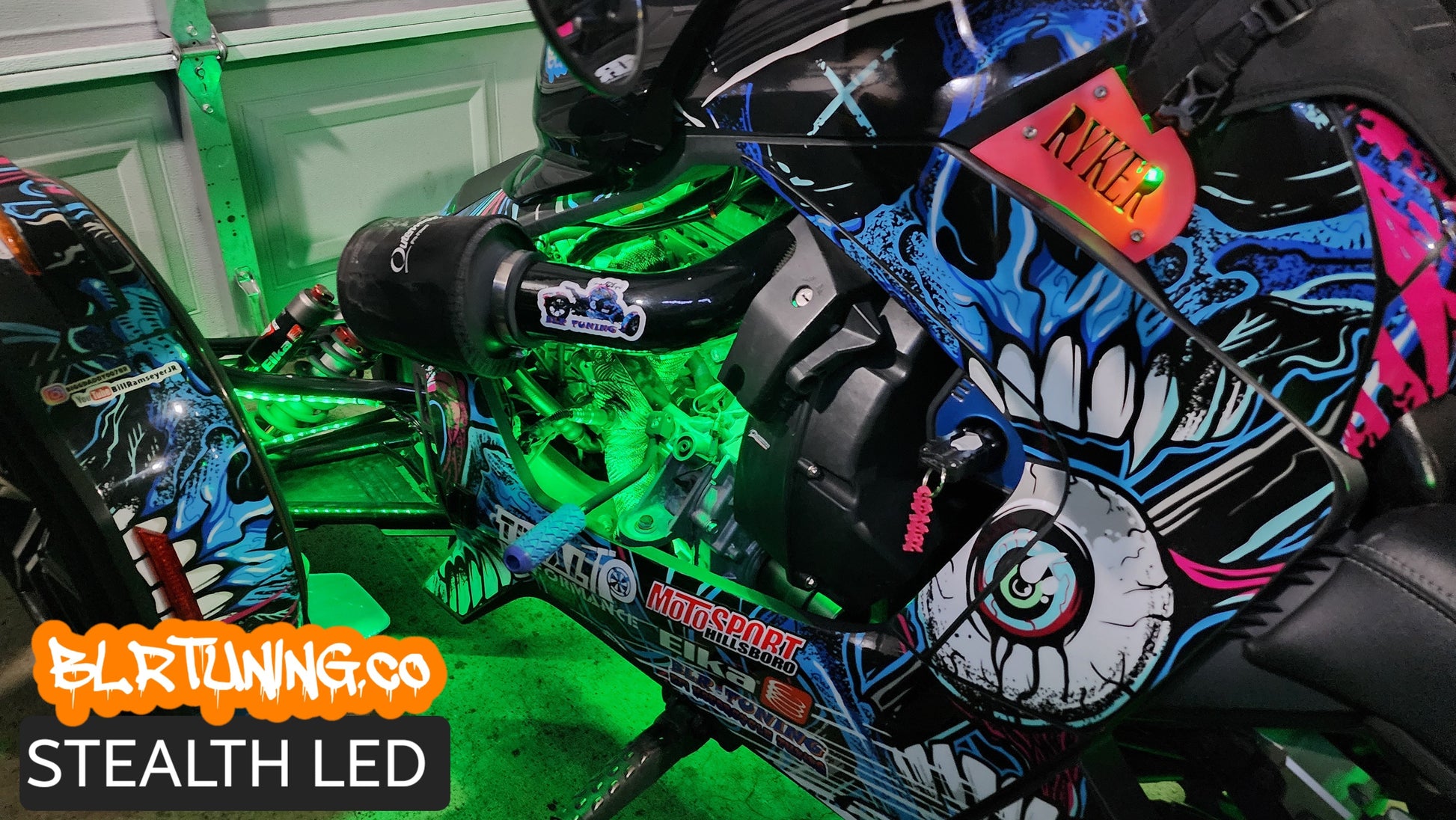 STEALTH LED 13 INCH ADD-ON KIT - Howling Moto