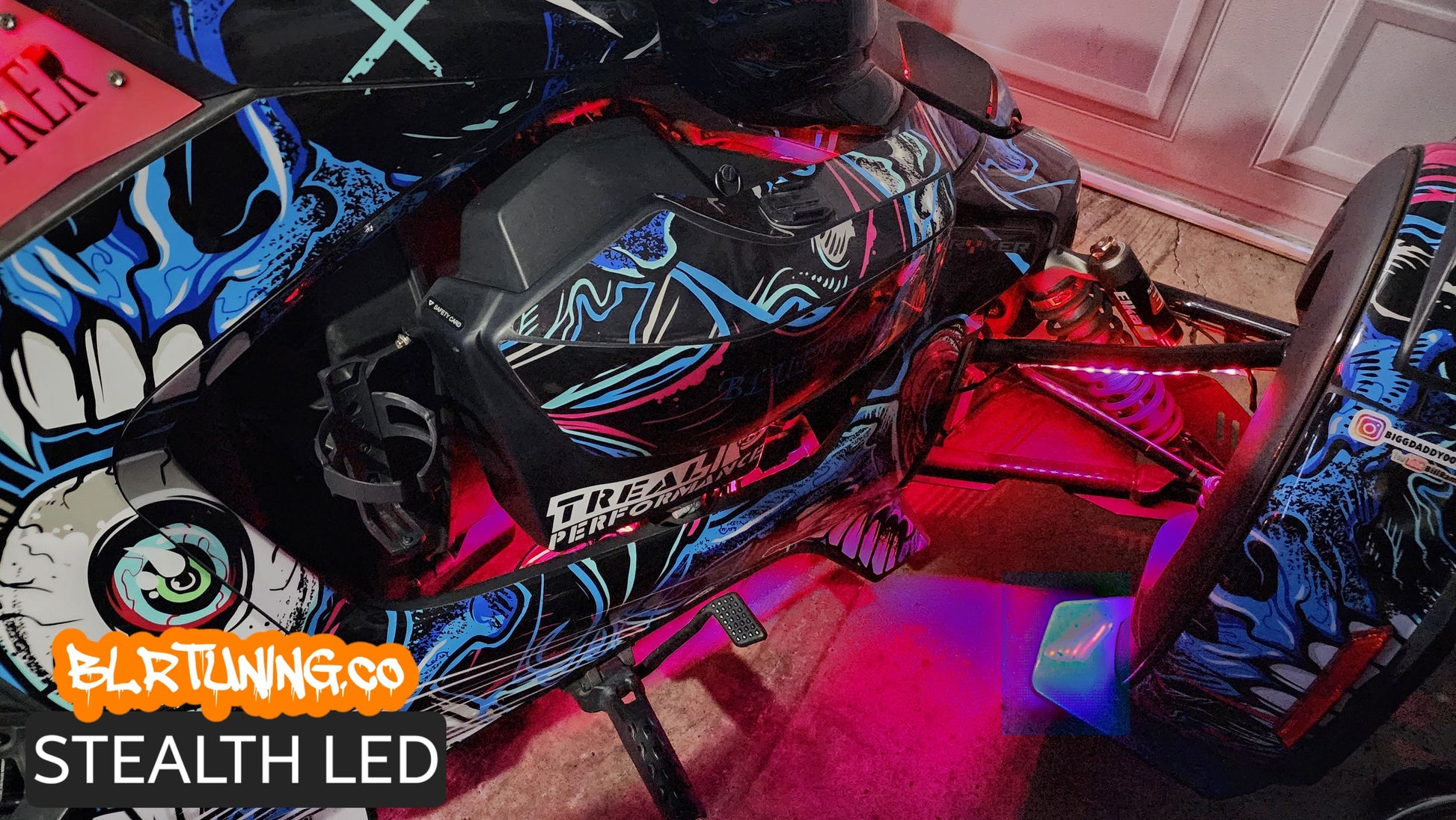 STEALTH LED 13 INCH ADD-ON KIT - Howling Moto