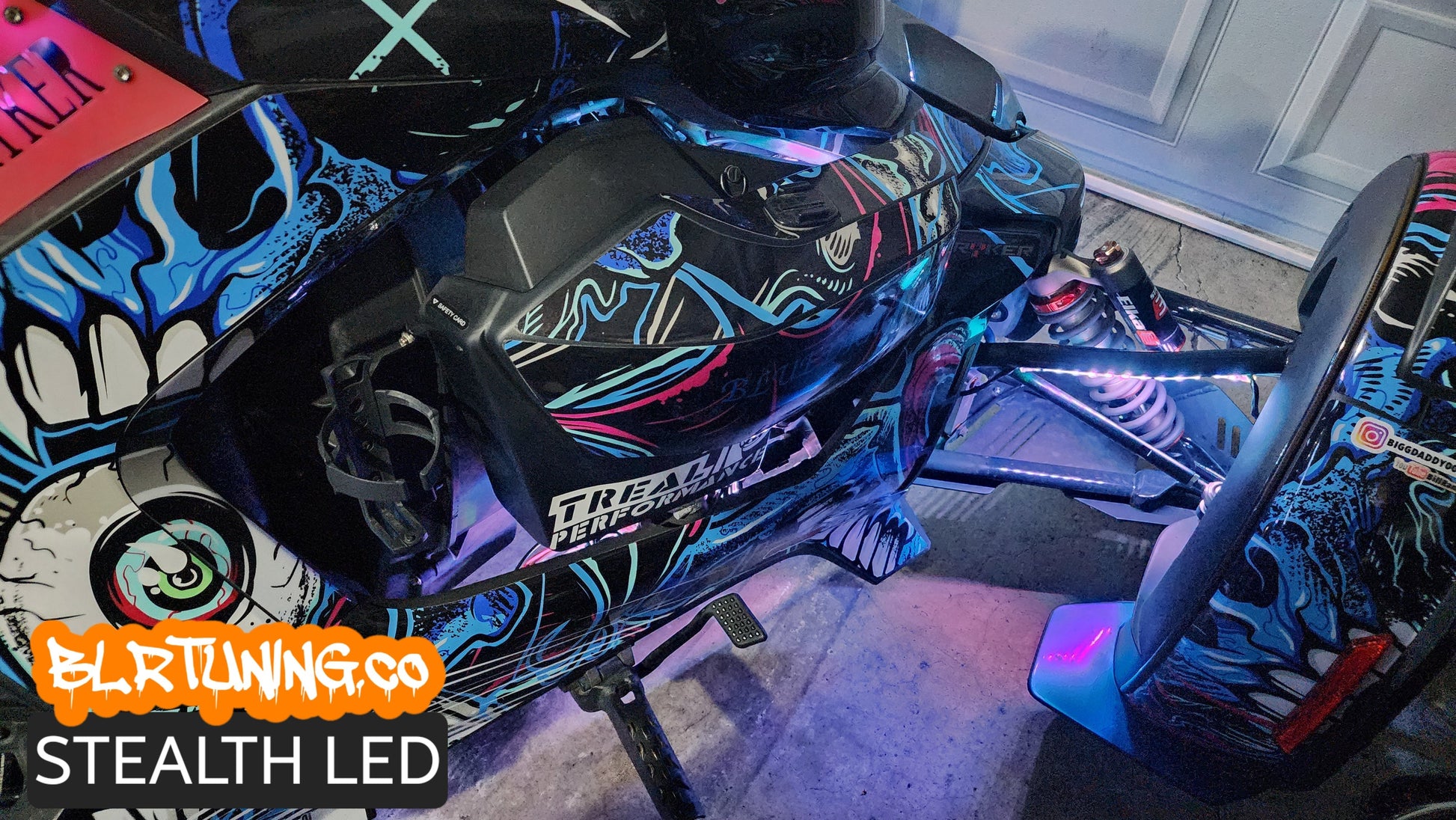 STEALTH LED 13 INCH ADD-ON KIT - Howling Moto