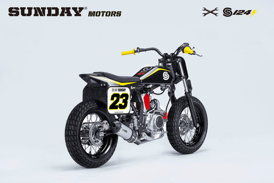2023 SUNDAY S-124E FLAT TRACKER - Howling Moto