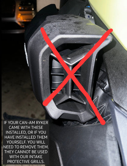 MOON PHASE CAN-AM RYKER INTAKE COVERS