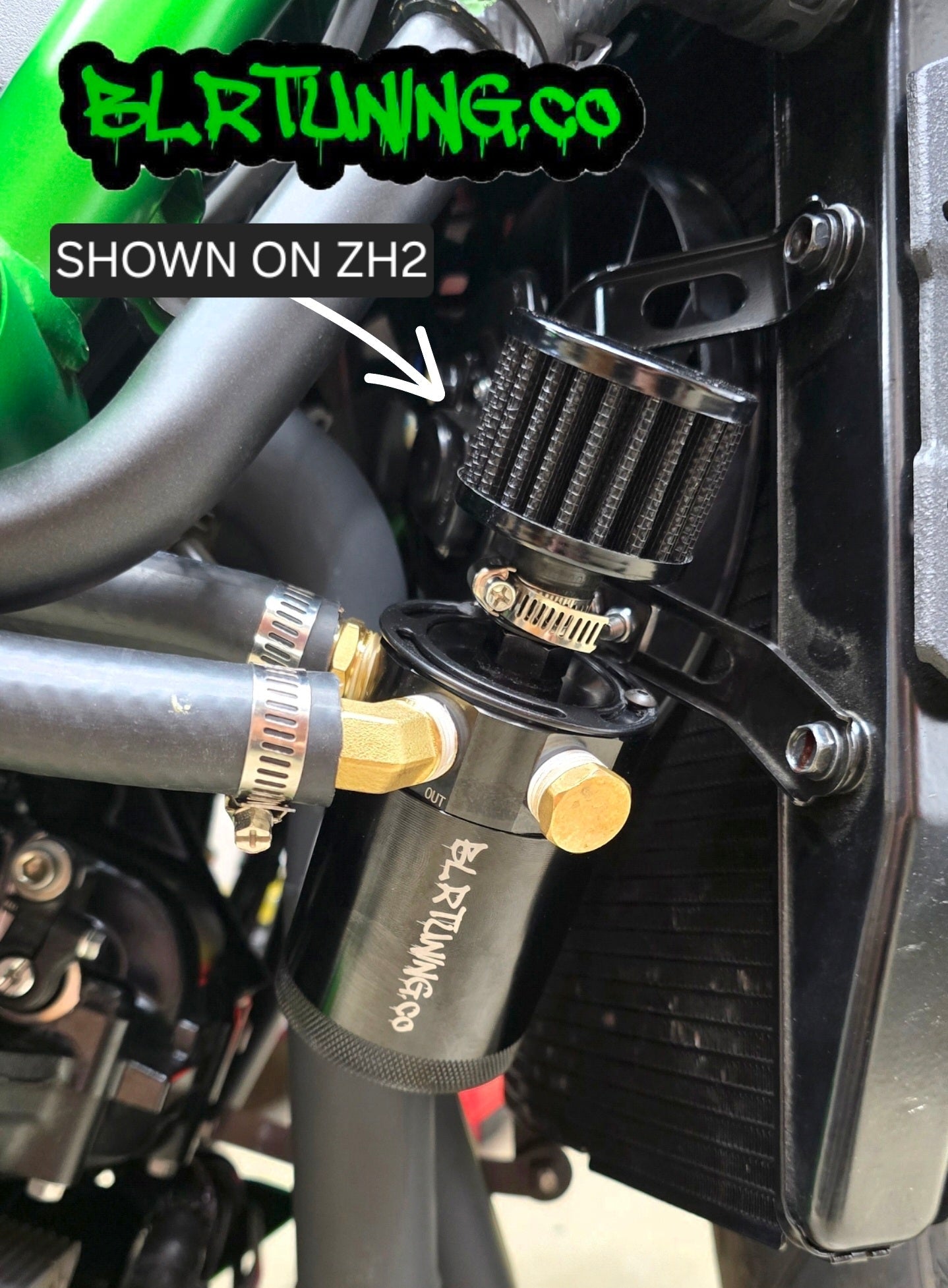 3 Port Catch Can Filter & Fitting replacement Kit by BLR TUNING - Howling Moto