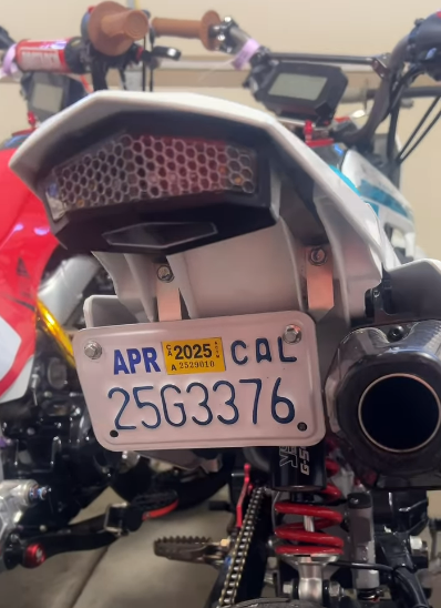 BSMX Inc. CRF110 bracket with taillight - Howling Moto