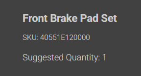 Greenger Front Brake Pad Set G3 - Howling Moto