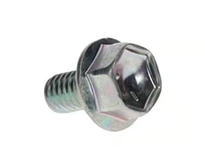 Yamaha OEM flange bolt with deep recess, model 95D32-06010-00, for MT-07, MT-10, YZF-R3, R7, and R9 motorcycles.