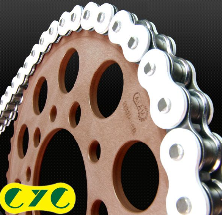 CYC Chain 428-130L Collar Seal Chain – Solid Color White