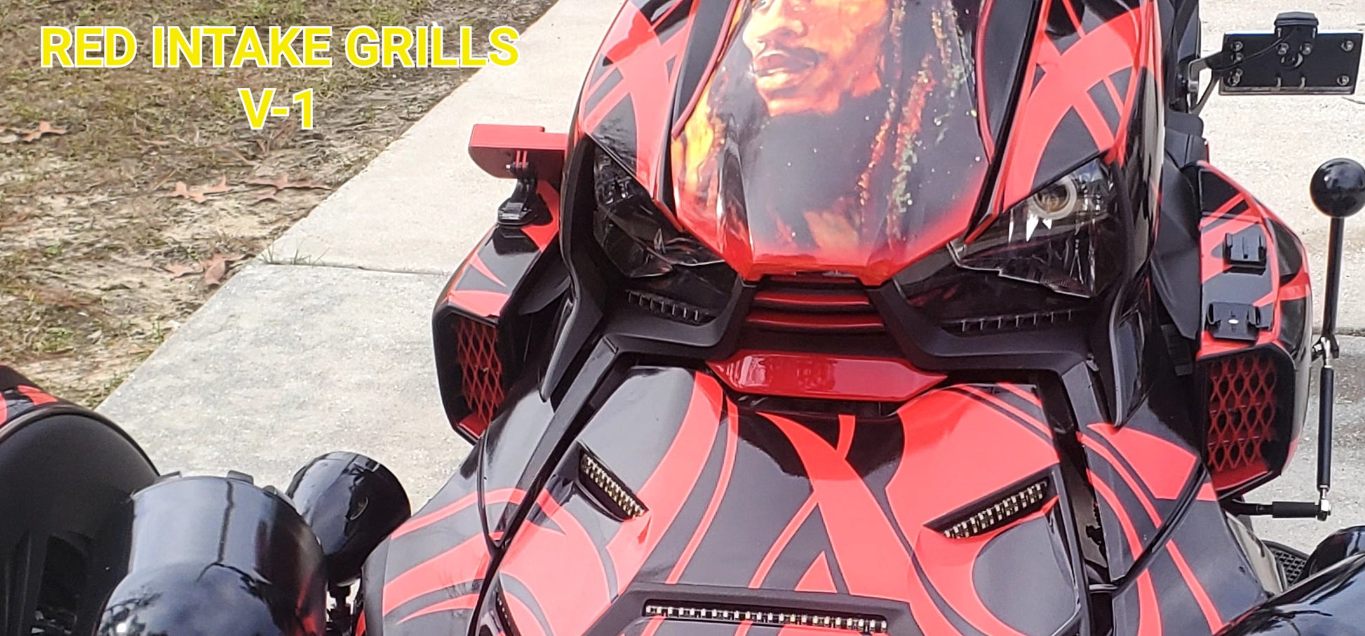 Can-Am Ryker Intake Protective Grills - Howling Moto