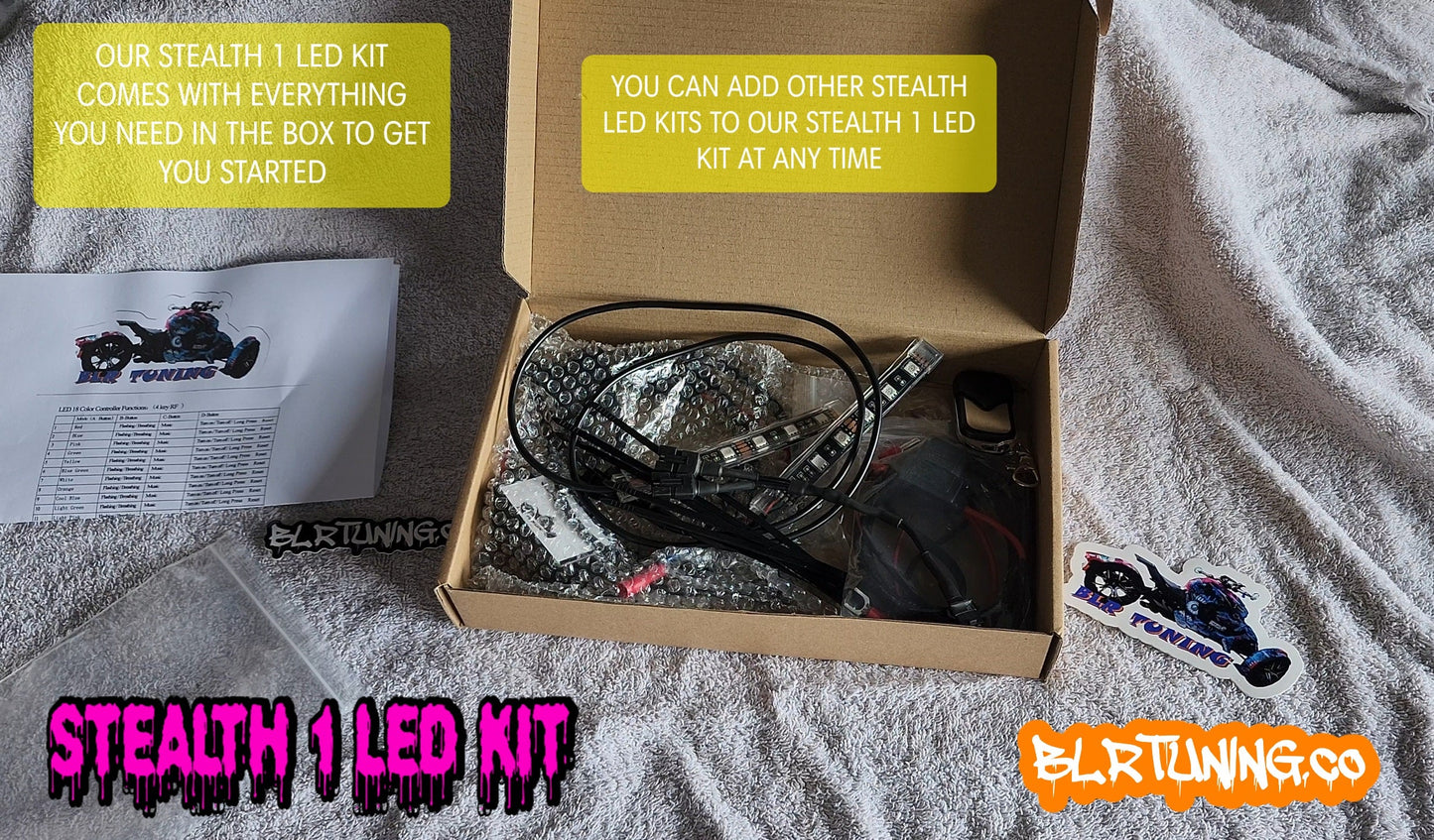 STEALTH 1 LED KIT FOR CAN-AM RYKER - Howling Moto