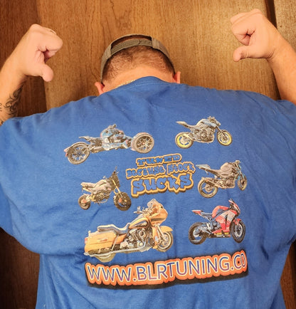 CREW NECK T-SHIRT BY BLR TUNING - Howling Moto