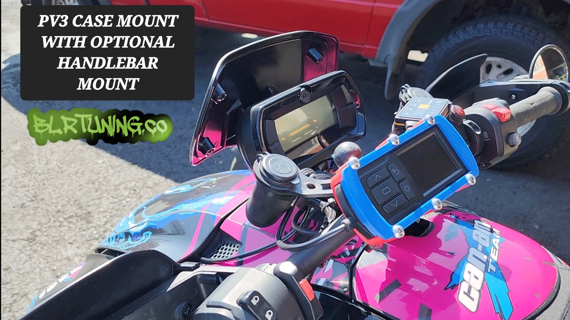 PV3 CASE MOUNT BY BLR TUNING FOR DYNOJET PV3 - Howling Moto