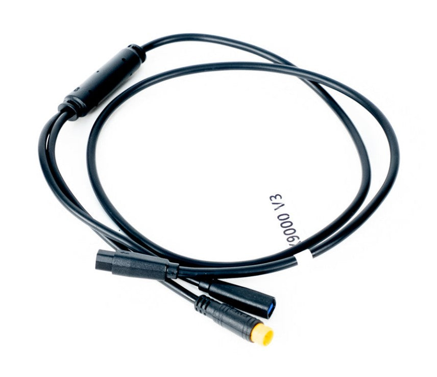 Charged Powersports EBMX X-9000 V3 CAN Bus 1-2 harness cable for controller display and throttle connection, shown in a screenshot.
