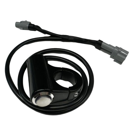 eDirtyBike single headlight switch for Surron LBX and Talaria Sting MX3 electric bikes, showing the switch component.
