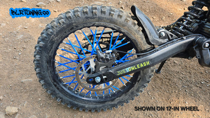 SPOKE COVERS PVC 9-IN UNIVERSAL COLORED FITS SPOKE WHEELS - Howling Moto