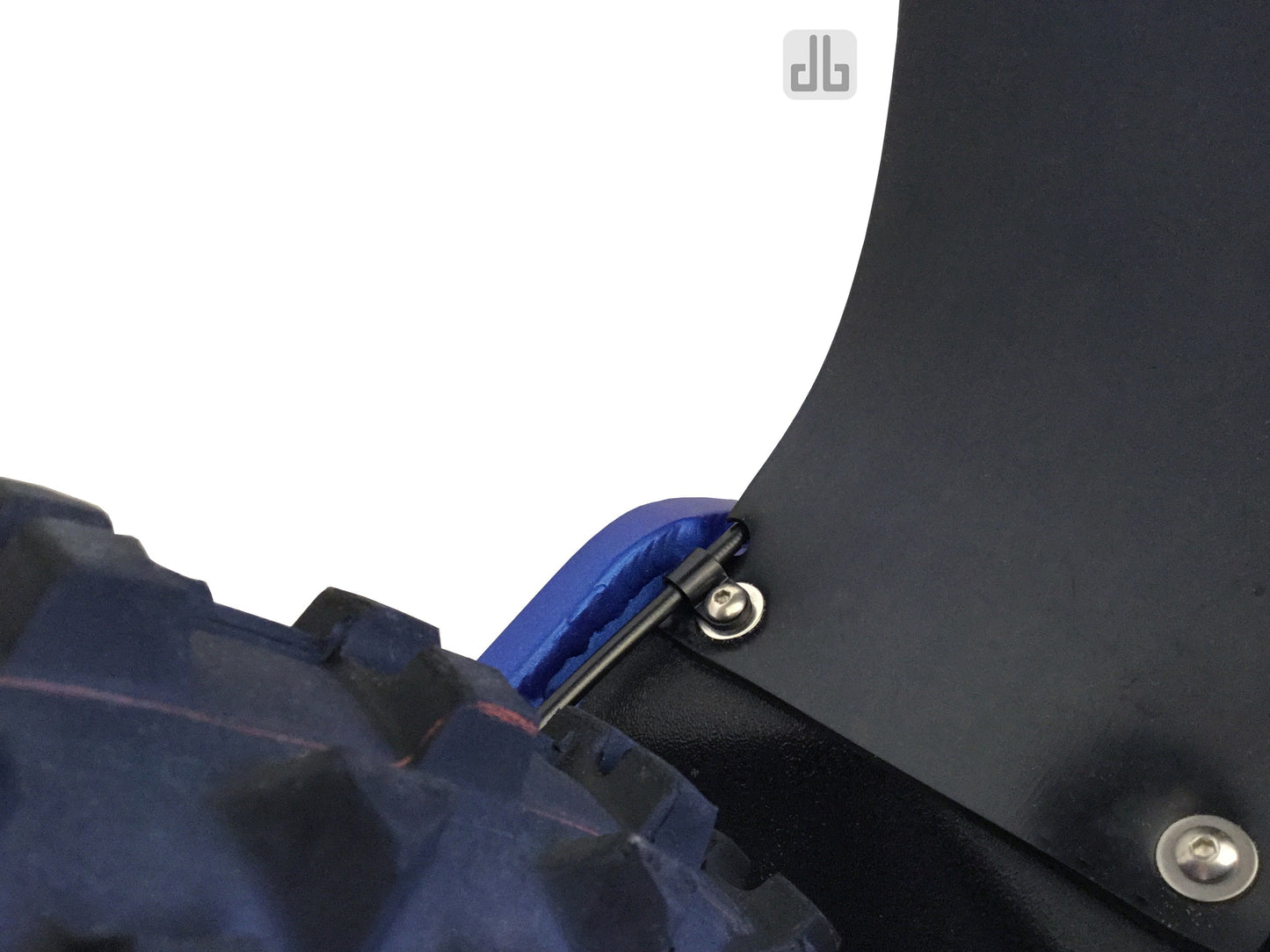 eDirtyBike Shock Protector Mud Guard for Sur-Ron LBX, XL size, designed to shield rear shocks and seat extensions from dirt and debris.