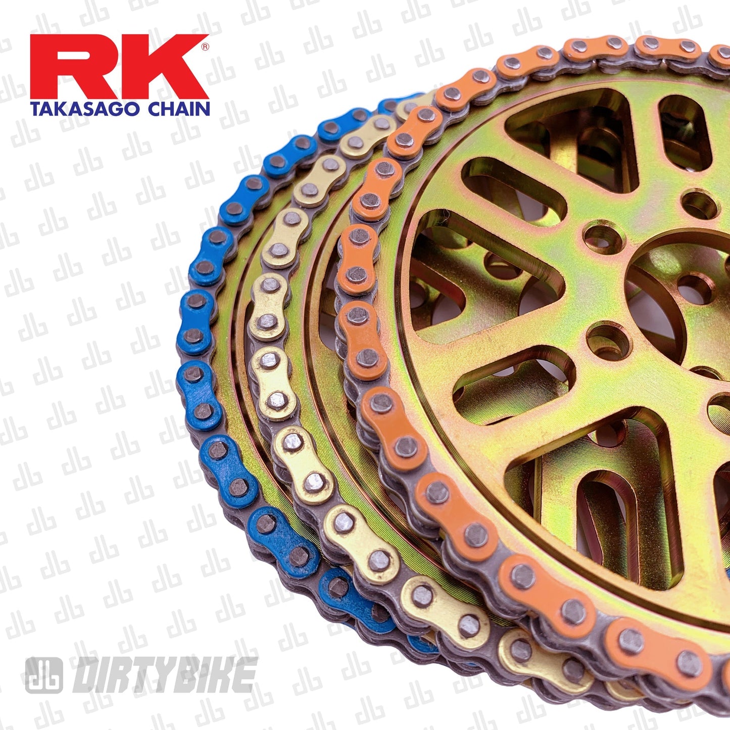 eDirtyBike Primary Belt to Chain Conversion Kit for Surron LBX, includes 219 RK sealed O-ring chain for E Ride Pro SR.