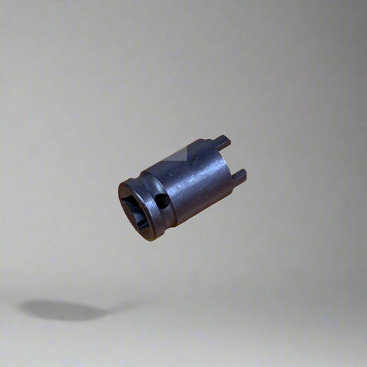 eDirtyBike Mid Shaft Nut Tool for Light Bee, 4-prong, 10mm shaft, compatible with Surron Light Bee electric bike.