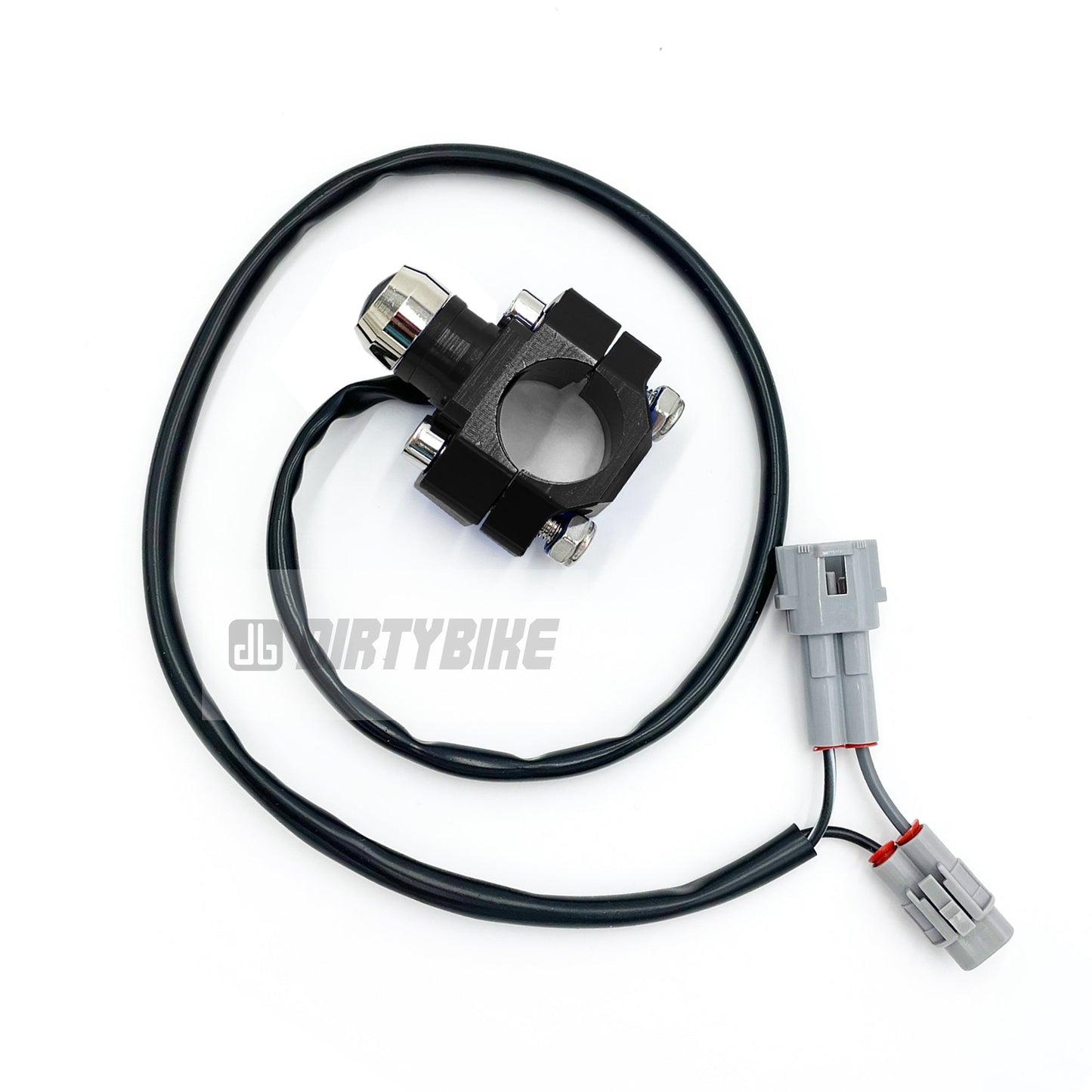 Black headlight switch for Surron LBX and Talaria Sting MX3 eDirtyBike electric bikes, shown in a close-up image.