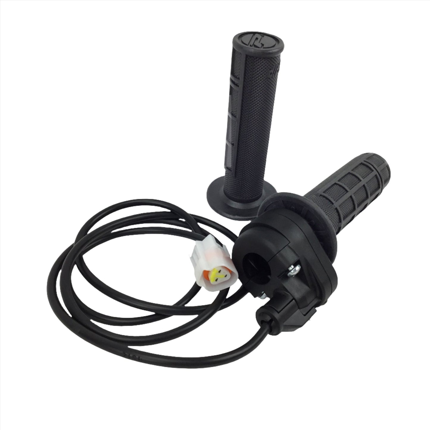 eDirtyBike Magura electronic throttle with black grips for Surron Light Bee DB electric bike, 1/4 turn throttle control