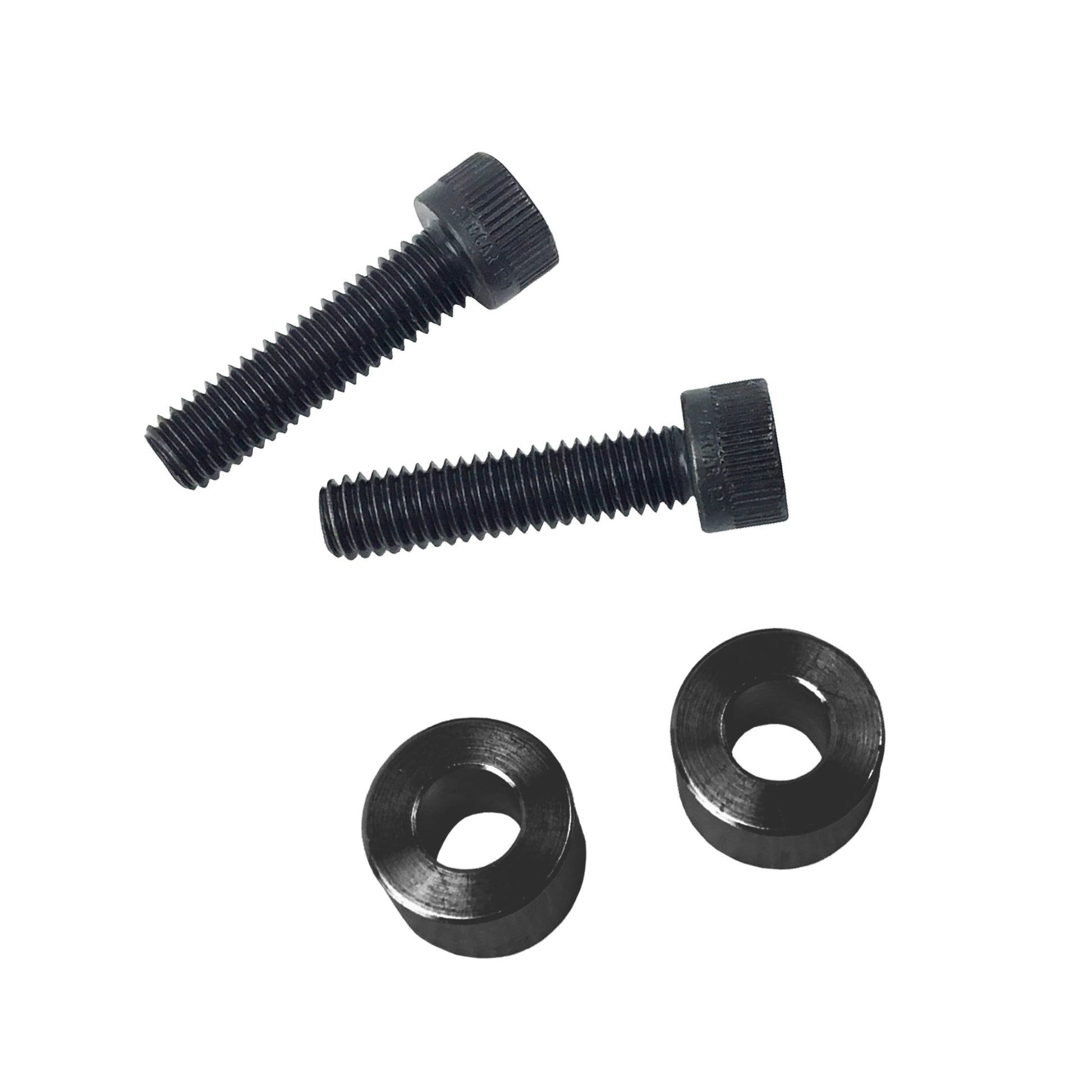 eDirtyBike caliper spacer adaptor kit for 220mm front brake rotor, compatible with Surron Light Bee electric bike brakes.