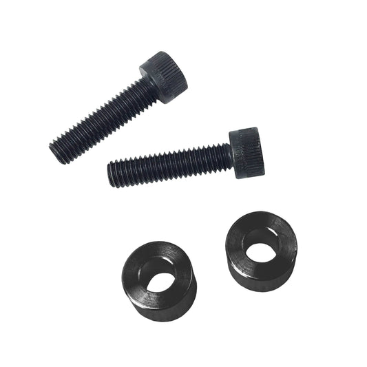eDirtyBike caliper spacer adaptor kit for 220mm front brake rotor, compatible with Surron Light Bee electric bike brakes.